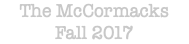 The McCormacks Fall 2017